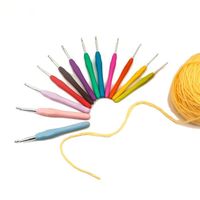 Kit crochet tout-en-un (33 pièces) avec crochets, marqueurs, mètre ruban
