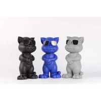 Haut parleur en forme de chat bluetooth colori aléatoire noir, gris, bleu