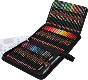 CRAYON DE COULEUR multicolor Crayon de Couleurs Aquarelle Set, 72 Crayons Aquarellables avec Système Anti-casse pour Enfants ou Adultes, Crayon de