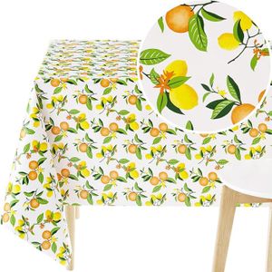 Nappe En Toile Cirée Lavable 350x140 Cm - Motif Floral Vert, Imperméable, Pour Jardin, Cuisine, Repas En Famille - 2