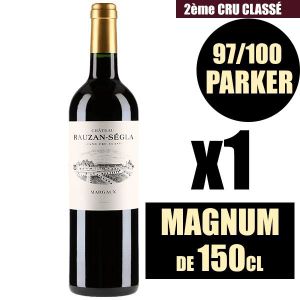 VIN ROUGE X1 Château Rauzan-Ségla 2015 150 cl AOC Margaux Ro