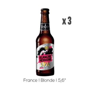 BIERE Pack Bières Blanche Hermine IPA - 3x33cl
