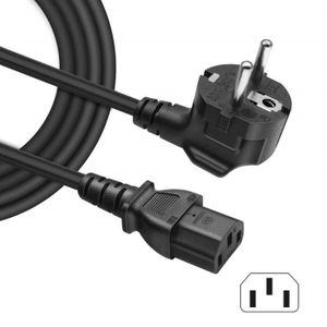 Câble D'alimentation Secteur Pour TV Sharp LC-49CFE6032E - Occasion En état De Fonctionnement