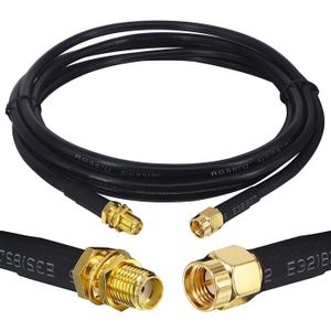 Octofibre Cable/rallonge R58 pour antenne 4G 10M 