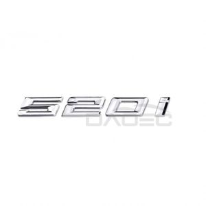 INSIGNE MARQUE AUTO Silver 520i - Voiture 3D ABS Coffre Lettres Logo E