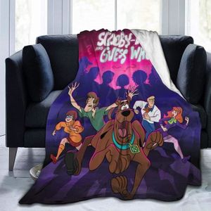 COUVERTURE - PLAID Couverture Scooby DOO - Multicolore - Chambre - Lavable - Enfant - 60x120cm