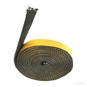 Joint d'étanchéité pour porte de poêle à bois, corde d'étanchéité en fibre  de verre, 2,5 m de long (6 mm)