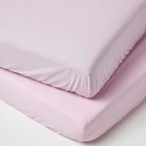 Drap-housse pour lit enfant 70x160cm - coton biologique blanc