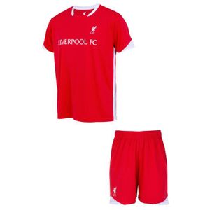 MAILLOT DE FOOTBALL - T-SHIRT DE FOOTBALL - POLO DE FOOTBALL Ensemble maillot short enfant LFC Liverpool F.C. - Collection officielle