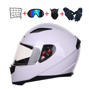 CASQUE MOTO SCOOTER Casque Moto Intégral Homme Femme Adulte Scooter Ca