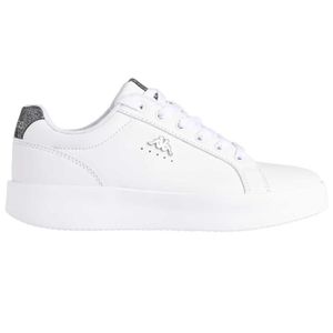 BASKET Chaussures lifestyle Amelia pour Femme - Blanc, gris foncé, gris argenté - KAPPA - Tennis - Plateforme - Légère