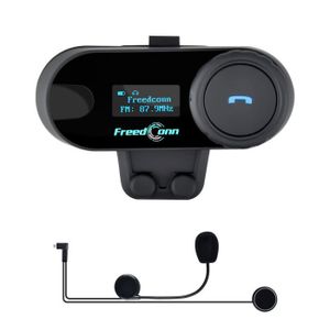 INTERCOM MOTO RUMOCOVO® Oreillette Bluetooth pour moto, Intercom