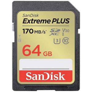 CARTE MÉMOIRE SanDisk Extreme PLUS Carte SDXC 64 GB UHS-Class 3 