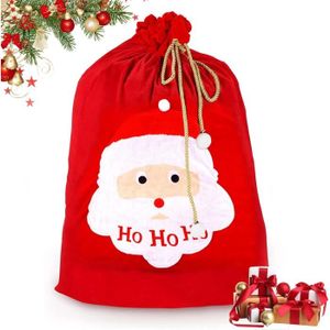 Père Noël Sac Cadeau En Tissu Brossé Bonbons Présent Pochette De Rangement  Noël Grand Père Noël Jouet Sac Emballage Cadeau Cordon Velours Sacs Du 3,95  €