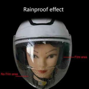 Casque de moto électrique résistant à la pluie et film anti-buée - Film de  pluie de pare-brise de tricycle de moto [deux pièces]