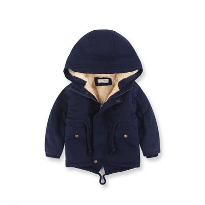 Manteau Enfant De 4 10 ans Doublee polaire A Capuche Doux