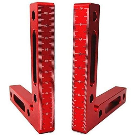 Lot De 2 Équerres Combinées SPI 4 Pouces - Acier Inoxydable - Référence 13-971-7