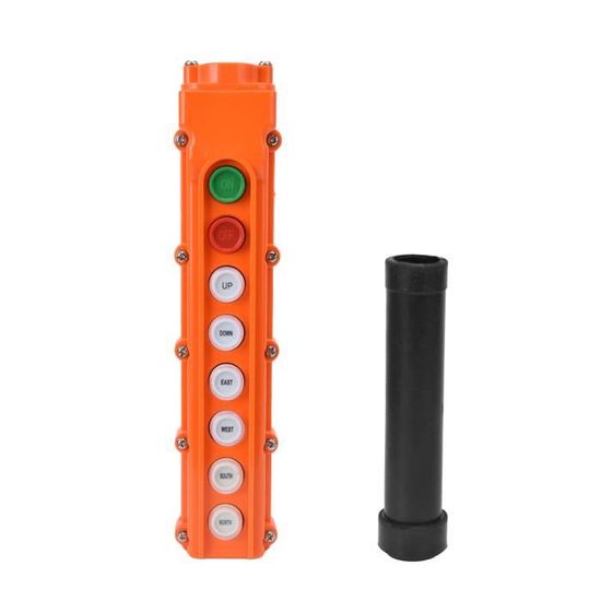 Akozon commande de grue Crane Remote Control Hoist Switch Push Button ...
