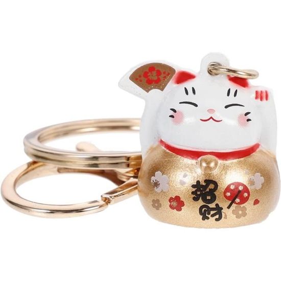 porte-cl-s-chat-porte-bonheur-style-japonais-maneki-neko-chat-porte