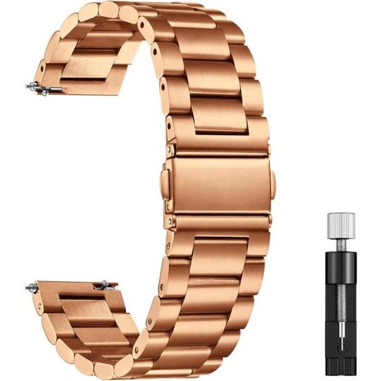 Bracelet De Montre ZRC En Acier Inoxydable Argenté - Déployant, Largeurs 12/12/14mm - Neuf Sans étiquette