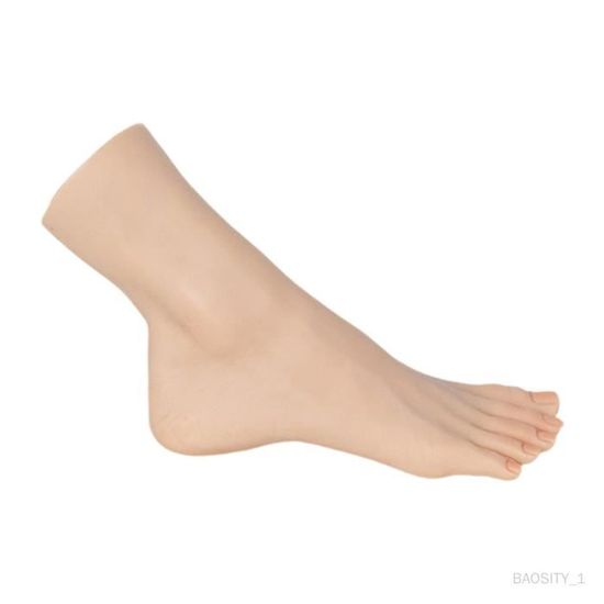 1 Paire De Modèles De Pied Réalistes En PP - Présentoir Chaussures, Bijoux Ou Pour Artistes - 7