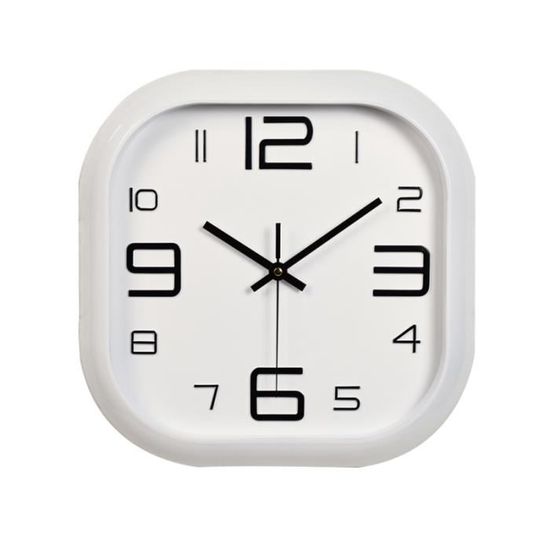 1 pc 12 pouces horloge murale carré mode en plastique simples horloges suspendues décoration moderne  OUTDOOR WATCH - MARINE WATCH