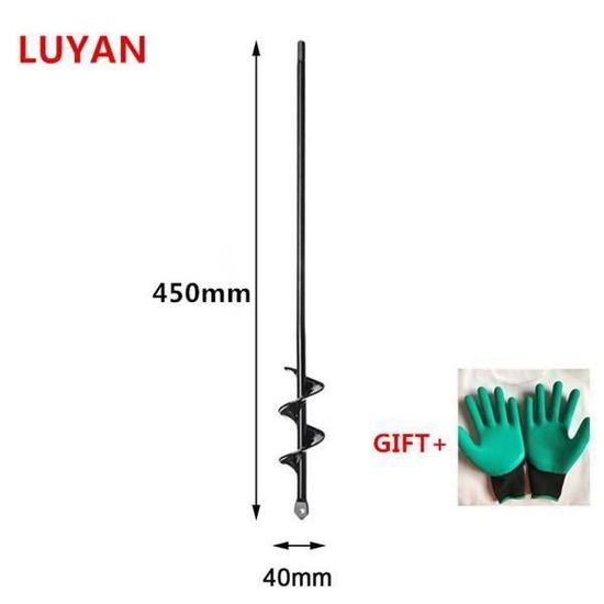 Foreuse-tarière,Tarière de jardin en spirale, foret de plantation de ...