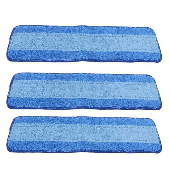 Lot de 4 Tampons de Vadrouille à Vapeur de Rechange pour Vadrouille à