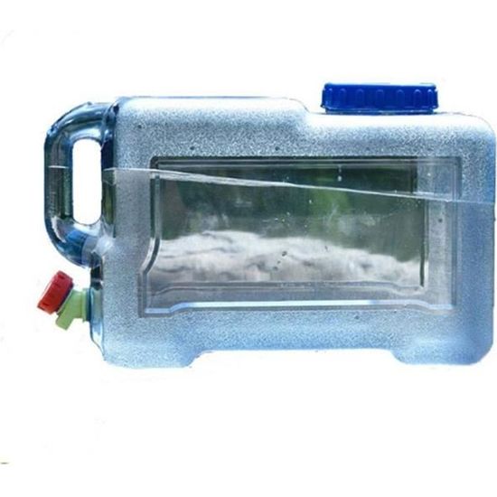 Seau à eau portable pour camping et randonnée avec robinet, réservoir de transport, bouteille d'eau potable, seau de transport de voiture, seau de voyage en plein air (taille : 25 L