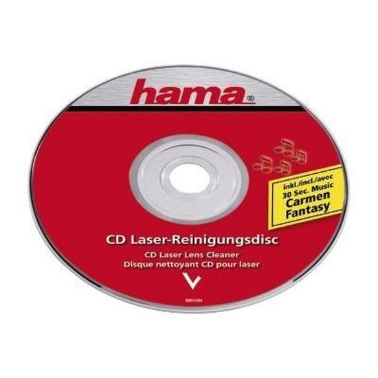 Hama CD laser cleaning disc CD / DVD boîtier … Cdiscount Informatique