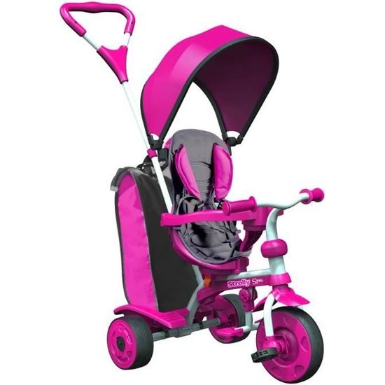 STROLLY Tricycle Evolutif Strolly Spin Rose Cdiscount Jeux Jouets