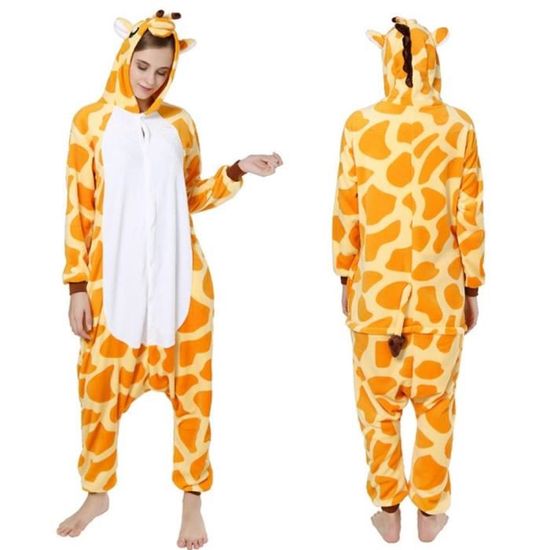 Pyjama Onesie Tigre Pour Adulte Unisexe – Modèle Kigurumi Avec Capuche – Coupe Ample Et Fermeture Boutons – Taille M