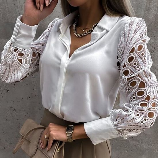 Chemisier vintage dentelle new arrivals