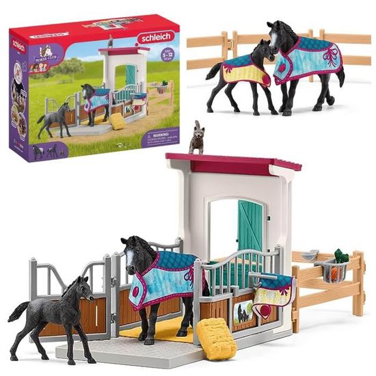 Zaun Lot De 120 Mini Jouets Clôture Pour Enfants - Accessoires Enclos Animaux Ferme Chevaux