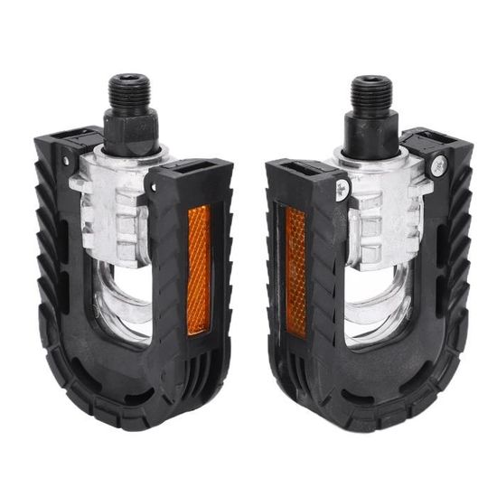 ROCKBROS Pédales de vélo de montagne antidérapantes Pédales VTT durables légères en alliage d'aluminium Pédales de vélo pour vélos de montagne vélo de banlieue vélos de loisirs 9/16