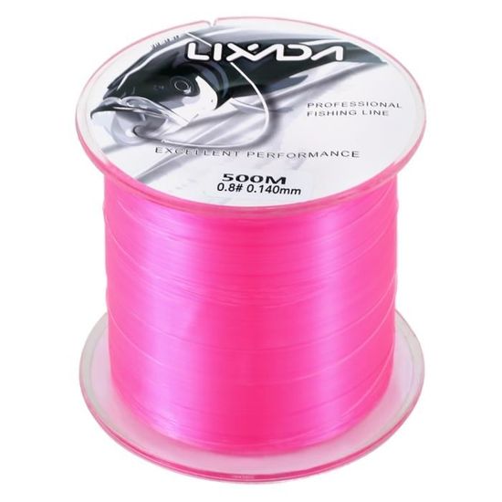 Pink-500M 0.14MM 7LB -fil de pêche en Nylon,Monofilament de haute  qualité,Durable,rockfishing,carpe,5mm - Cdiscount Sport