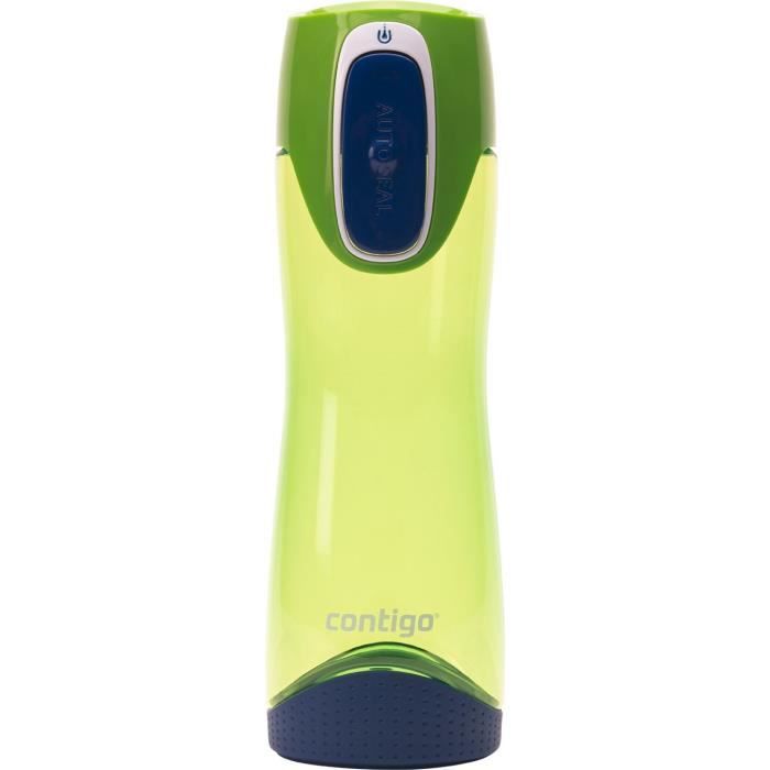 Gourde Contigo Swish Autoseal 500ml – Anti-fuite, Sans BPA, Passe Au Lave-vaisselle, Idéale Enfant Et Sport