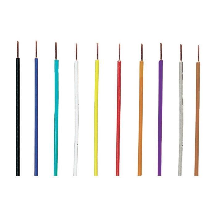 100M Fil Cablage 0.2Mm2 rouge