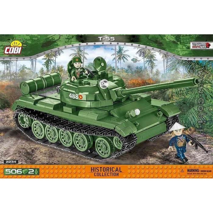 Jeux de construction - Char T-55 Vietnam - 506 pièces - 2 figurines Cobi