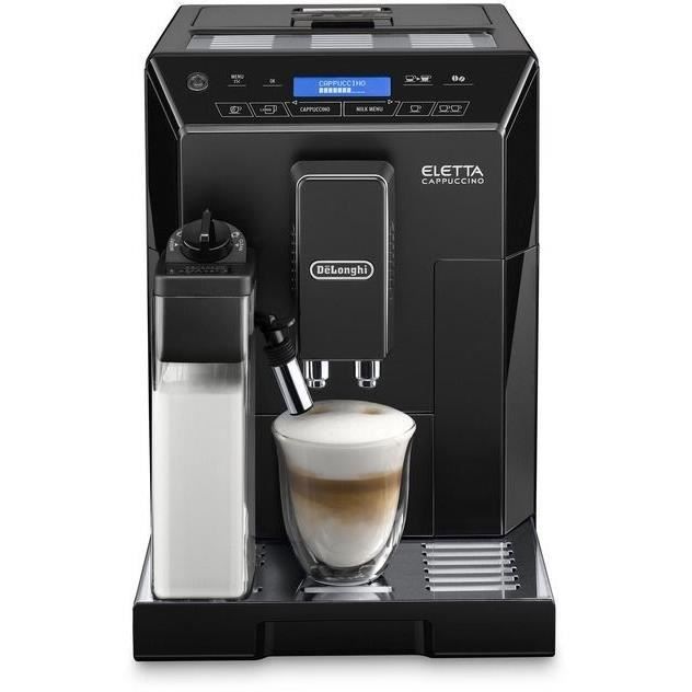 De'Longhi Eletta Cappuccino ECAM 44.660.B - Machine à café automatique avec buse vapeur "Cappuccino" - 15 bar - noir