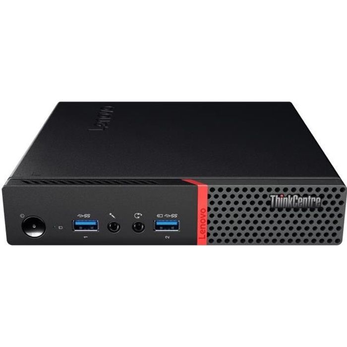 Lenovo ThinkCentre M715q 10M3 Mini ordinateur 1 x A6 PRO-9500E - 3 GHz RAM 4 Go HDD 500 Go Radeon R5 GigE Win 10 Pro 64 bits…