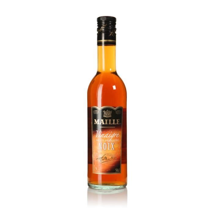 MAILLE Vinaigre de vin aromatisé - Noix - 50 cl