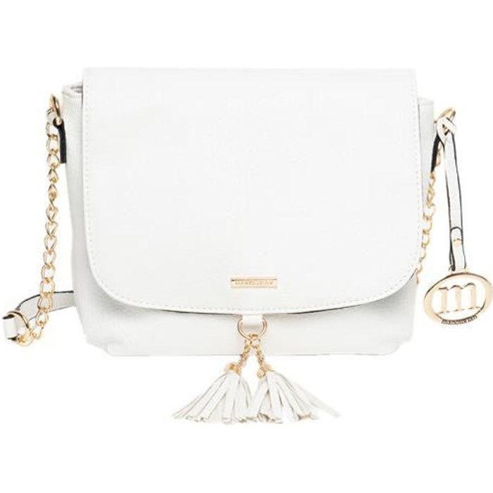 Sac bandoulière Blanc Femme Manoukian Mareva