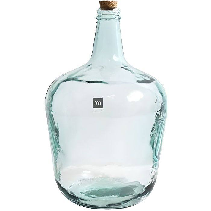 LA Mediterranea - Dame-Jeanne en Verre 16 l, Bouchon en liège