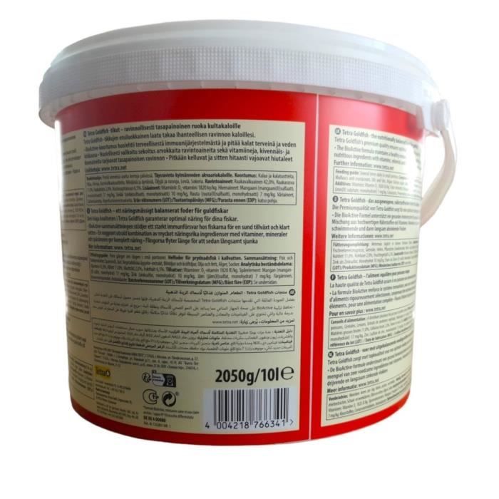 Tetra Goldfish (Contient: 10 L