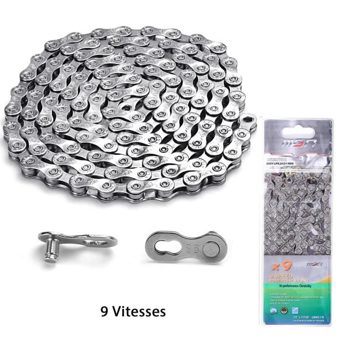 Chaîne De Vélo 9 Vitesses WHDPETS 116 maillons 1/2\
