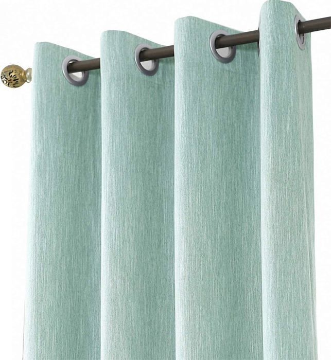 Panneaux De Rideaux Nautica – Rayé Bleu Et Madras – 42x83 / 42x84 Pouces – Occasion