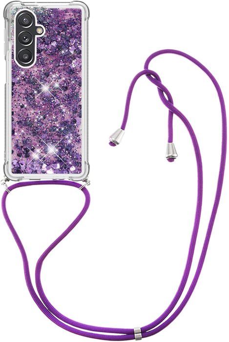 Cordon Pour étui De Téléphone (Noir) - Minimaliste, Tressé, Avec Crochet - Pour Tenir Son Téléphone En Mains Libres