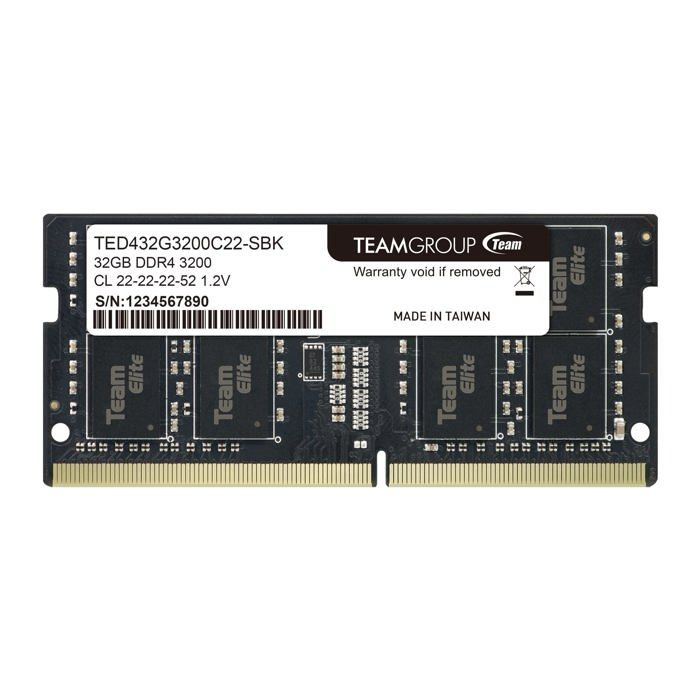 Team Group ELITE TED432G3200C22 S01 module de mémoire 1 x DDR4 3200 MHz Neuf - vue 4