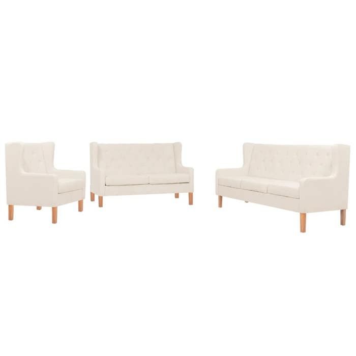 Simple 3 Pcs Design SWEET Canapé relax - Ensemble de canapés 3 pcs - design simple - tissu ...